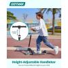 imageGotrax K03 Kick Scooter for Kids 5 LED Lighted Wheels and Adjustable Handlebars Lightweight Design and AntiSlip Deck Max Load 110 Lbs Kids Scooter for Boys amp Girls Ages 3 PinkBlack