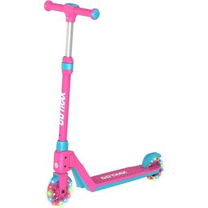 imageGotrax K03 Kick Scooter for Kids 5 LED Lighted Wheels and Adjustable Handlebars Lightweight Design and AntiSlip Deck Max Load 110 Lbs Kids Scooter for Boys amp Girls Ages 3 PinkRosemary