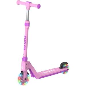 imageGotrax K03 Kick Scooter for Kids 5 LED Lighted Wheels and Adjustable Handlebars Lightweight Design and AntiSlip Deck Max Load 110 Lbs Kids Scooter for Boys amp Girls Ages 3 PinkPink