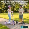 image:imageGotrax KS8 Kick Scooter for Kids 5 Large 8 Wheels and Height Adjustable Handlebar Sturdy Wide Deck amp Rear Brake Detachable for Easy Storage 2 Wheels Kids Scooter Gift for Boys amp GirlMatte Black
