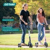 image:imageGotrax Electric Scooter for Adult85 Tire12 Mile amp 155Mph by 250W Motor  85 Front Air amp Rear Solid Tires 36V 52Ah Battery Big LCD Display with Cruise Control Drum Brake Foldable EscooterMatt Black