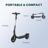 image:imageGotrax Electric Scooter for Adult85 Tire12 Mile amp 155Mph by 250W Motor  85 Front Air amp Rear Solid Tires 36V 52Ah Battery Big LCD Display with Cruise Control Drum Brake Foldable EscooterBlack