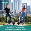 image:imageGotrax Electric Scooter for Adult85 Tire12 Mile amp 155Mph by 250W Motor  85 Front Air amp Rear Solid Tires 36V 52Ah Battery Big LCD Display with Cruise Control Drum Brake Foldable EscooterMatt Black